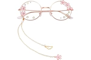 Dollger Retro Round Glasses Blue Light Glasses Clear Lens Non-Prescription for Men Women Metal Frame