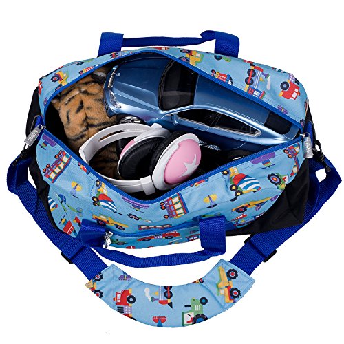 Olive Kids Trains, Planes and Trucks Overnighter Duffel Bag