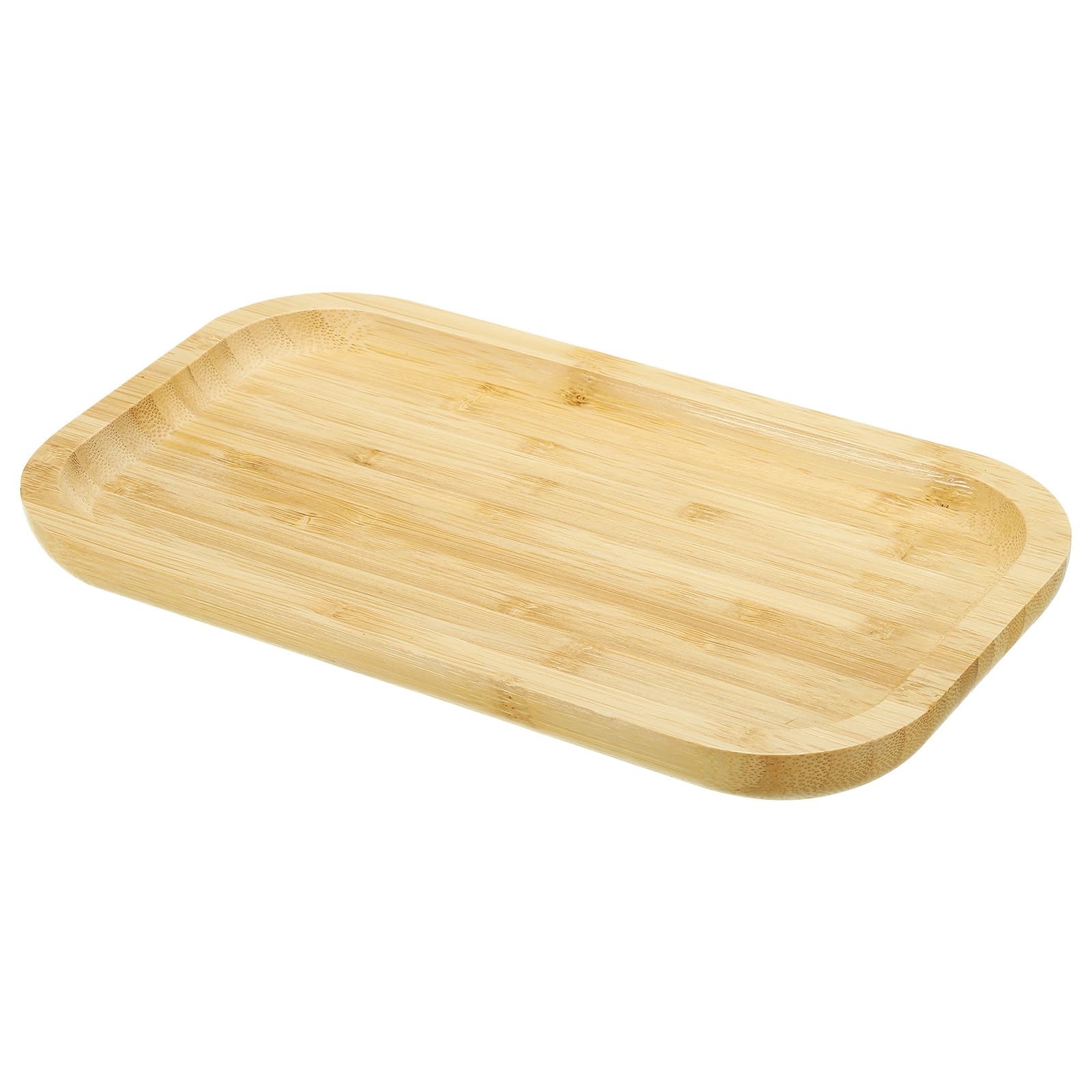 PATIKIL Wood Saucer, 10x6 Inch Rectangular Wooden Plant Drainage Tray Bonsai Plants Saucer Succulent Pot for Home Balcony Patio