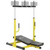 Soozier Vertical Leg Press Machine 661LBS Capacity for Home Gym | Leg Strength Training Machine, Adjustable Leg Back Head Positions, 1" Standard Plate Compatible