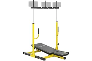 Soozier Vertical Leg Press Machine, 660LBS Capacity, Leg Strength Training Machine with Adjustable Leg, Back, and Head Positi