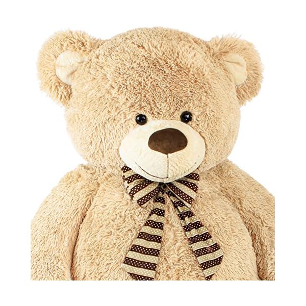 Brubaker XXL Teddybär 150 cm groß - Beige - Stofftier Plüschtier Kuscheltier – Bild 3