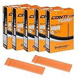 Continental Bicycle Tubes Race 28 700x20-25 S80 Presta Valve 80mm Bike Tube Super Value Bundle (Pack of 5 Conti Tubes & 2 Conti Race tire Lever)
