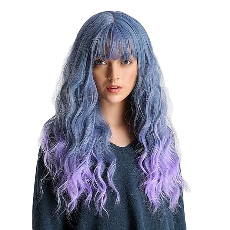 Zapantall Wig Natural Safe Synthetic Hair Hair Wigs 1 Pcs Women