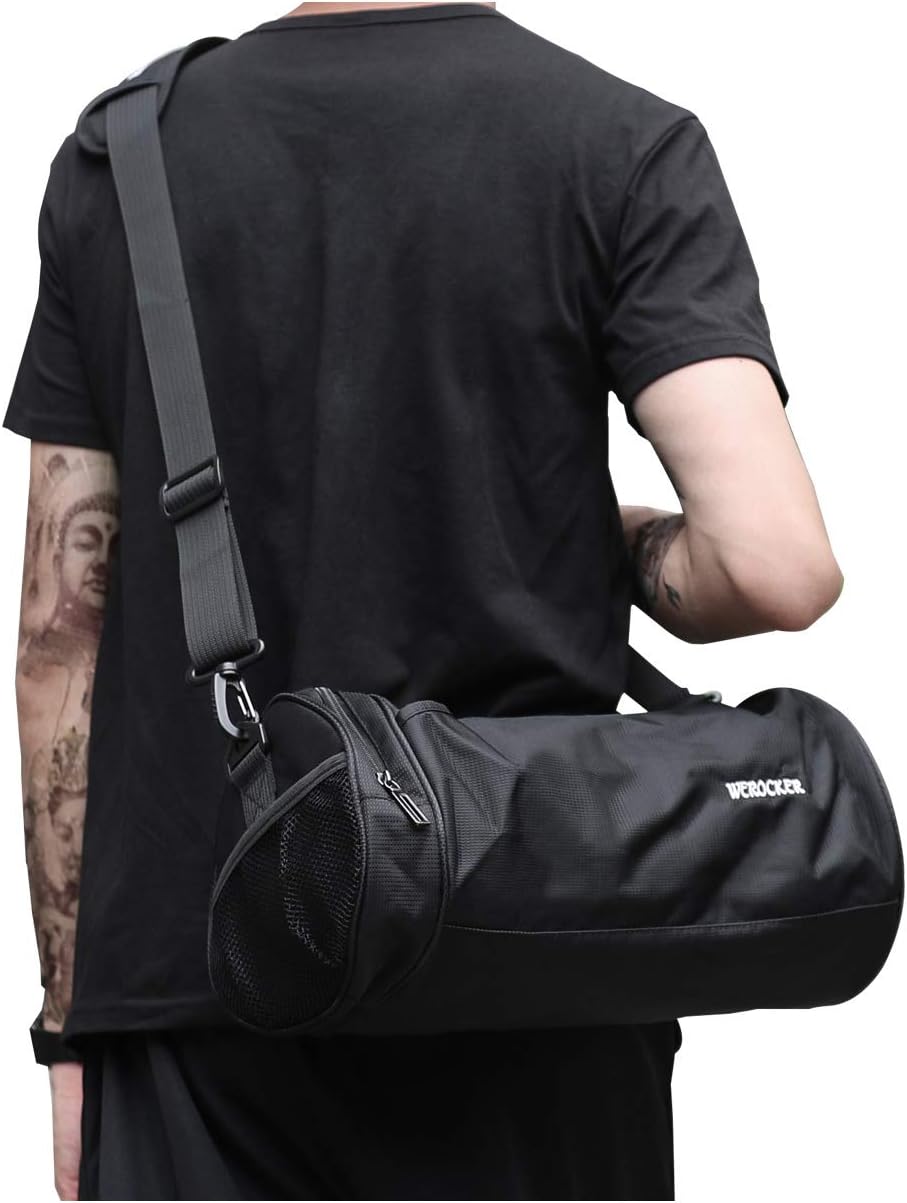 Sports Gym Bag for Men and Women Workout Bags Mens Gym Bag Black, Small