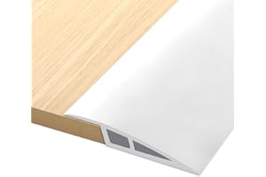 Vinyl Door Threshold Flooring Transition Strip Self Adhesive Carpet Edging Strip for Laminate Doorway Edge Threshold from 1/5