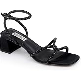 Badgley Mischka Women's Brisa Low Block Heeled Sandal