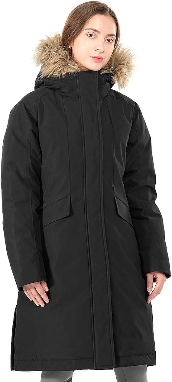 long black winter coat with hood