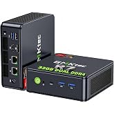GMKtec M5 Ultra Gaming Mini PC AMD Ryzen 7 7730U 32GB DDR4 1TB SSD | Desktop Computers Dual NIC LAN 2.5GbE WiFi 6E, USB-C, DP, HDMI Triple 4K Display