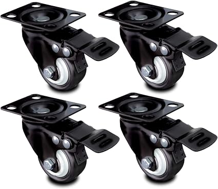 Nirox 4x Ruedas para muebles 50mm - Ruedas giratorias para cargas ...