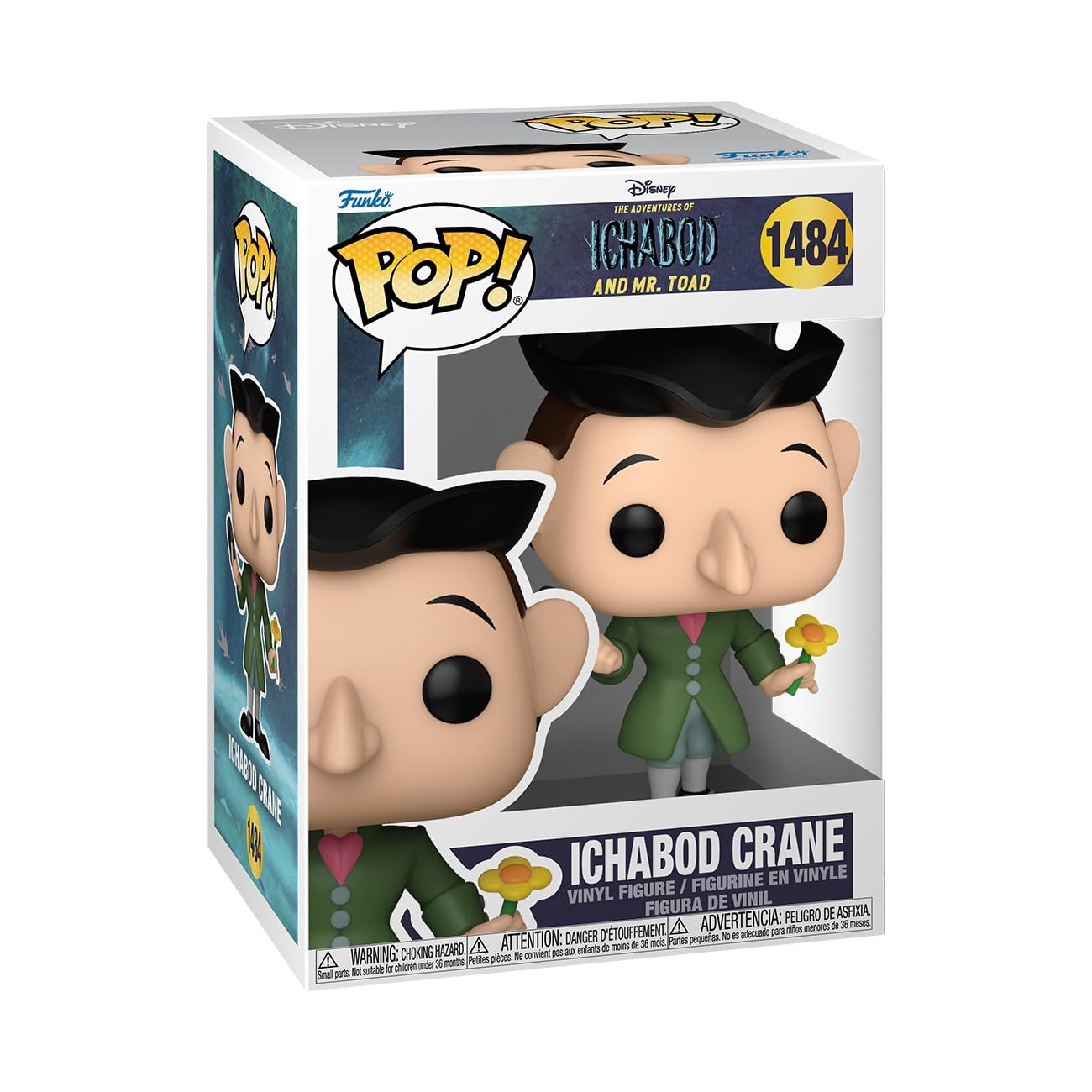 Photo 1 of Funko POP! Disney: The Legend of Sleepy Hollow 1949 - Ichabod ?Crane - Collectable Vinyl Figure - Gift Idea - Official Merchandise - for Kids & Adults - Movies Fans