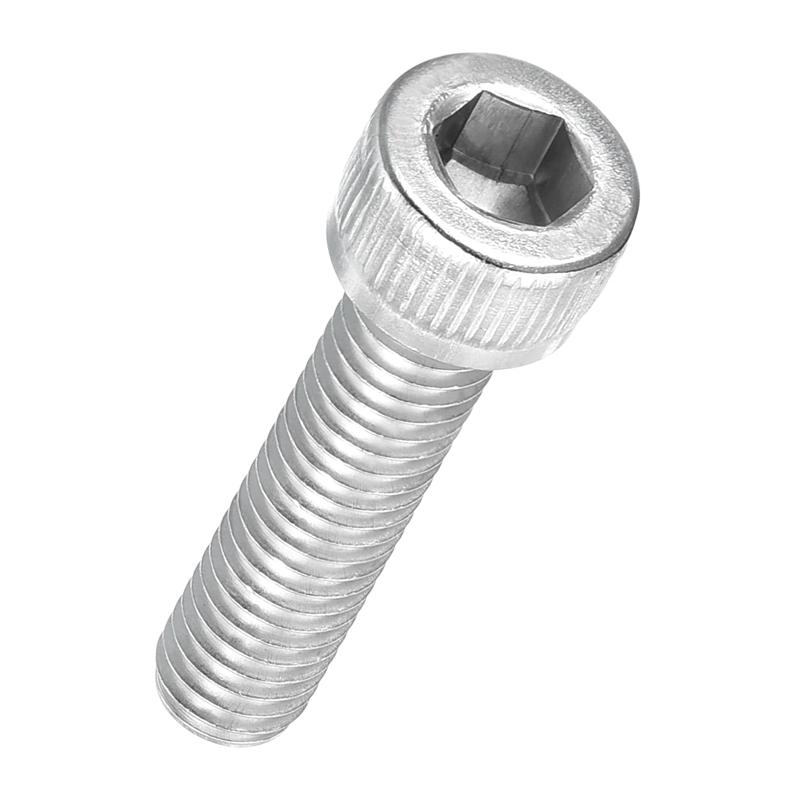 Kozelo 20pcs Socket Head Cap Screws - [M6-1 x 25mm] 304 Stainless Steel Allen Socket Drive for Electrical Motor 3D Printing Fan Engine Replacement Use, Silver — image 1