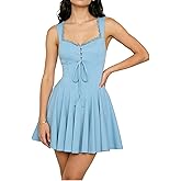 Rosegalette Womens Strapsless Bubble Mini Dress Back Lace Up Cute Bow Tie Cocktail Pary Homecoming Prom Dresses