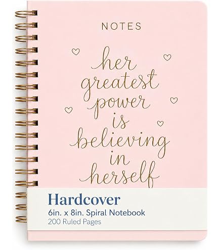 Amazon.com : WORLD TRAVELER Spiral Notebook - 6x8 Inches Dayna Lee