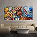 wall26 Canvas Print Wall Art Set Mexican Inspired Food Variety Food Cultural Photography Realism Rustic Landscape Colorful Multicolor Ultra for Living Room, Bedroom, Office - 24