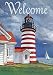 LANG - Large Garden Flag -"Lighthouse ", Exclusive Artwork by Betty Whiteaker - All-Weather, Fade-Resistant Polyester - 28" w x 40" h