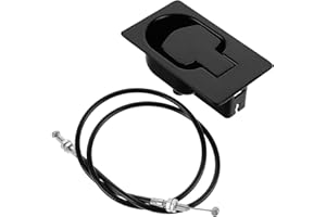 NUOBESTY Aluminum Alloy Recliner Replacement Handle, Black Chrome Furniture Pull Handle for Office Sofa