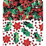 Christmas Botanical Metallic Foil Mix Confetti | Party Decoration