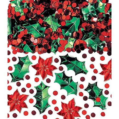 Christmas Botanical Metallic Foil Mix Confetti | Party Decoration