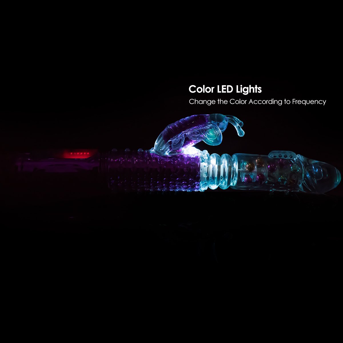 ZEMALIA Vibrating G-spot Vibrator - Vagina and Clitoris Stimulation Butterfly Massager - Powerful Rotating & Thrusting Dual Motors for Women or Couples (Purple)