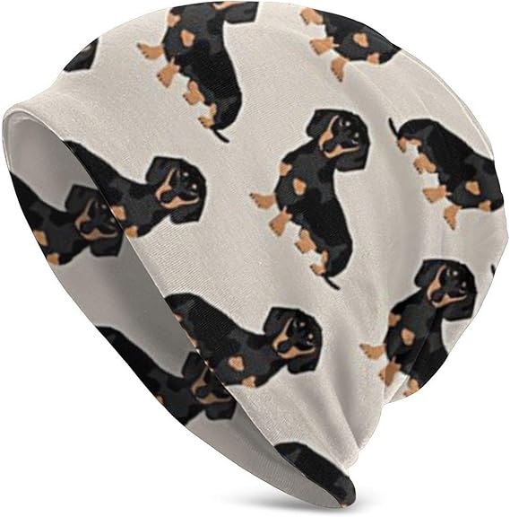 Wiener Hund Stoff Doxie Dackel Weiner Hund Haustier Hunde Strickmütze