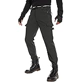MOURCE Mens Fleece Lined Hiking Pants Waterproof - Insulated Outdoor Snow Ski Pants for Men