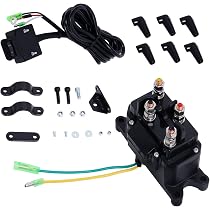 12V 250A Winch Solenoid Relay Contactor Kit With Rocker & Thumb Switch – For ATV, UTV, Jeep, Warn-Style Winches