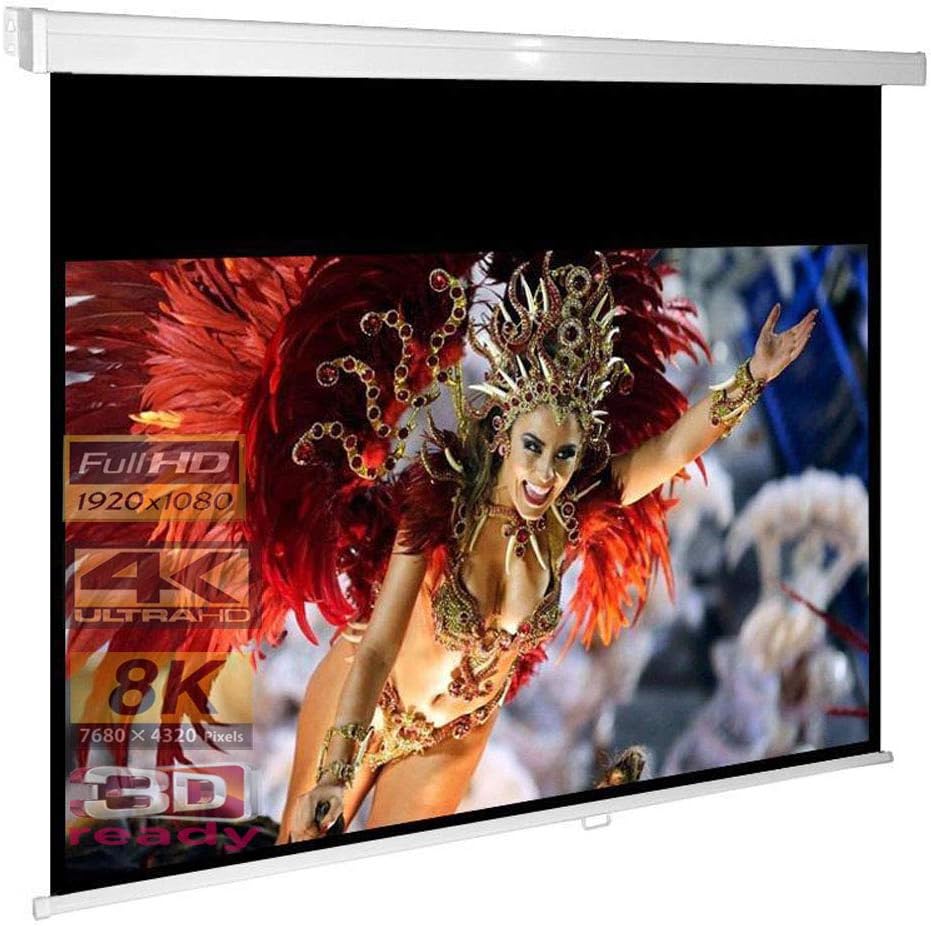 RolloLux - Pantalla Manual 220 x 124 cm - Formato 16:9: Amazon.es ...