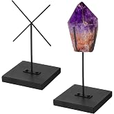 RattanView Artifact Display Stand Mask Holder Adjustable, 4x4x5 Inches | Metal Puppet Sculpture Stand for Figurines Ushabtis African Masks Pre Columbian