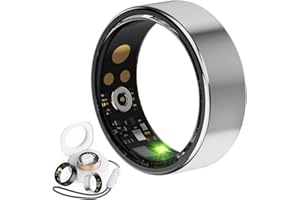 ailyfu Smart Ring for Women Men, Fitness Tracker Ring with Sleep and Heart Rat Monitor, Health Ring with Steps, Distance & Calorie Count, IP68 Waterproof (S9#)