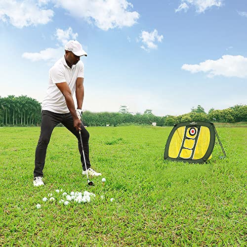 PodiuMax Pop Up Golf Chipping Net, Indoor/Outdoor Golfing Target Net for Accuracy and Swing