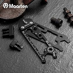 Maarten Bike Multitool, 20 in 1 Black EDC Outdoor