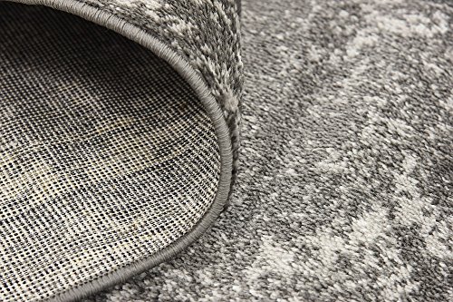 Unique Loom Sofia Collection Dark Gray 9 x 12 Area Rug (9' x 12')