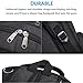 HARFING Waterproof Insulated Diaper Bag Backpack with Changing Pad & Stroller Straps, Large Capacity, Lightweight Travel Baby Gear Nappy Organizer for Mom & Dad,Black