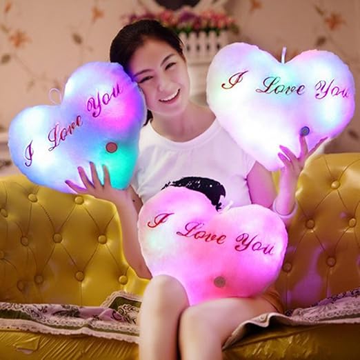 Amazon Com Shuohu Heart Shape I Love You Light Up Glowing Led