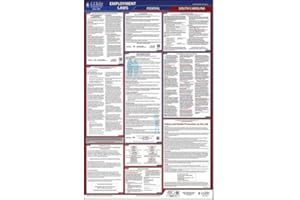 J. J. Keller & Associates, Inc. 2026 South Carolina and Federal Labor Law Poster (English, SC State) - OSHA Compliant All-in-One Laminated Poster