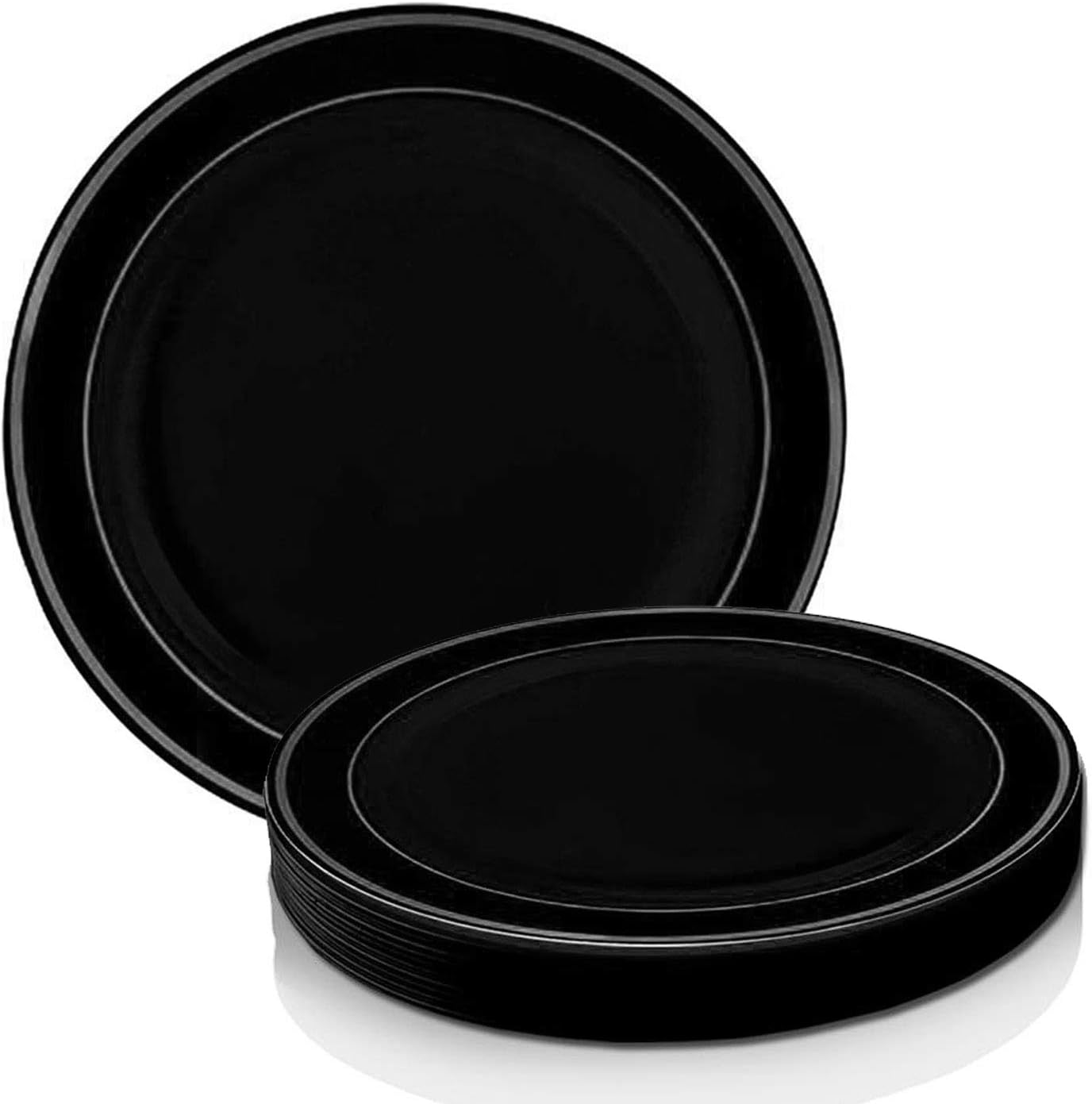 reusable plastic dessert plates