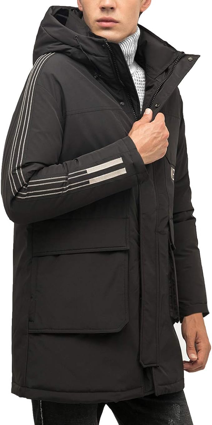 gap heavyweight down hooded puffer jacket