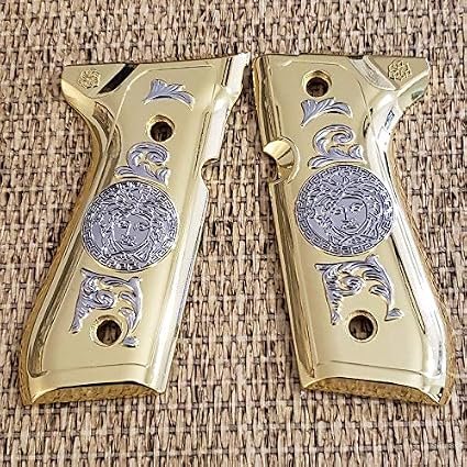 Tektactical Beretta 92 96 Grips Beretta 92f 92fs M9 96 Grips Gold Plated Beretta Screws Included