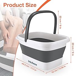 Udefineit Collapsible Foot Soaking Tub with