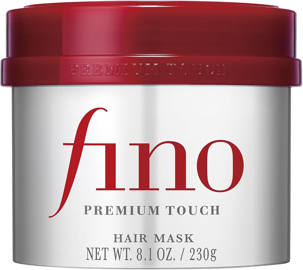Fino Premium Touch Hair Mask, Deep Repair Japanese Hair Treatment, 8.1 oz | 8 Serum Ingredients, For Dry & Damaged Hair, Silk