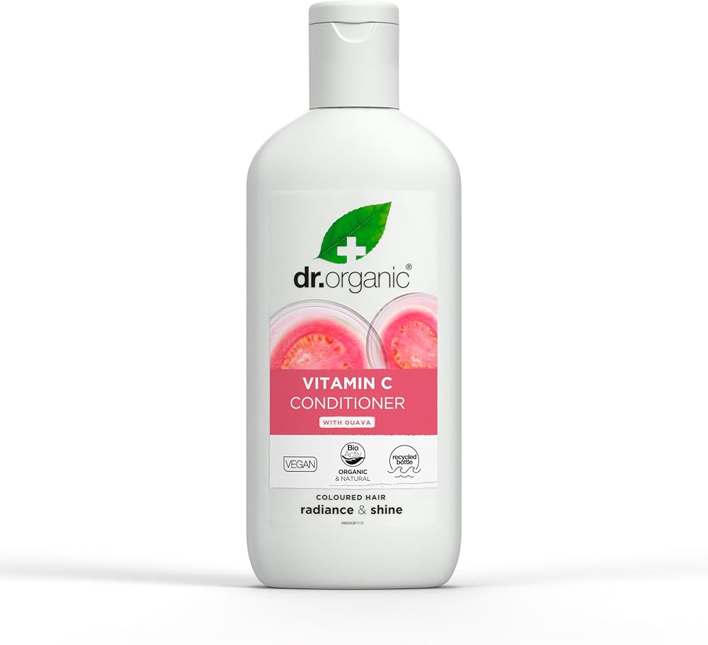 Dr Organic Guava Conditioner Vitamin C Coloured Hair Natural Vegan Cruelty-Free