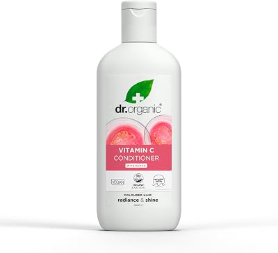 Dr Organic Guava Conditioner Vitamin C Coloured Hair Natural Vegan Cruelty-Free