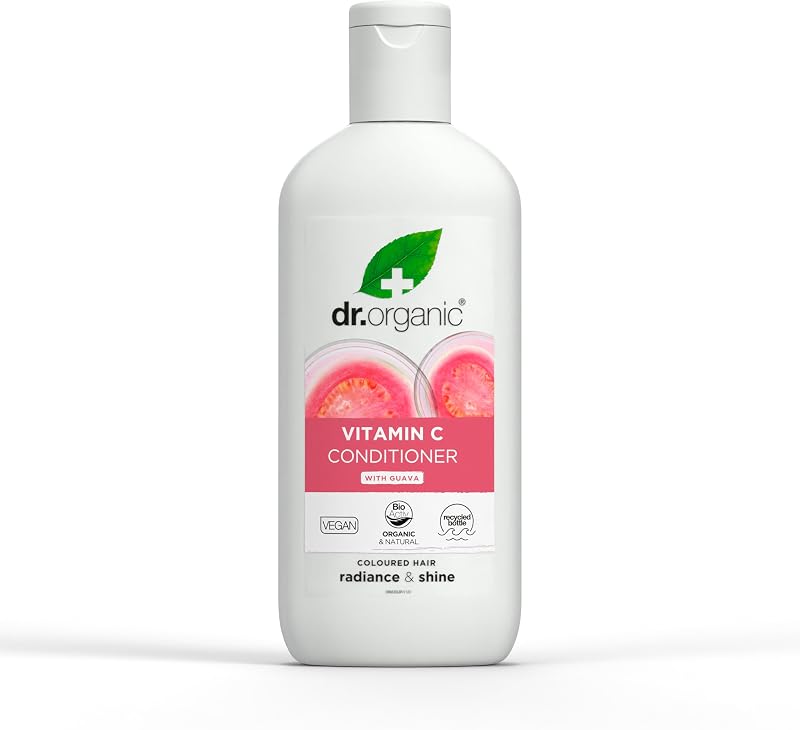 Dr Organic Guava Conditioner Vitamin C Coloured Hair Natural Vegan Cruelty-Free