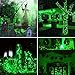LALAPAO Solar Lights Halloween Outdoor Decor 72ft 200 LED 8 Mode Solar Powered String Lights Waterproof for Indoor Garden Party Patio Home Wedding Lawn Christmas Tree Decorations (Green)