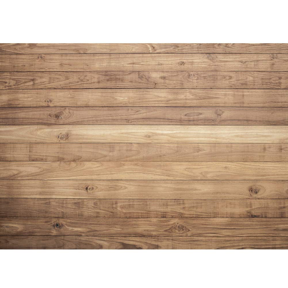 LYWYGG 10x8FT Wood Backdrop Baby Shower Backdrops Party Decorations Backdrops Props For Studio For Viewer Retro Wooden Wall Backdrop Fabric Seamless CP-176-1008
