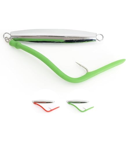 Amazon.com : 6- A-27 Ava Diamond Jigs 3 oz.with Split Tube Tail Hook :  Sports & Outdoors