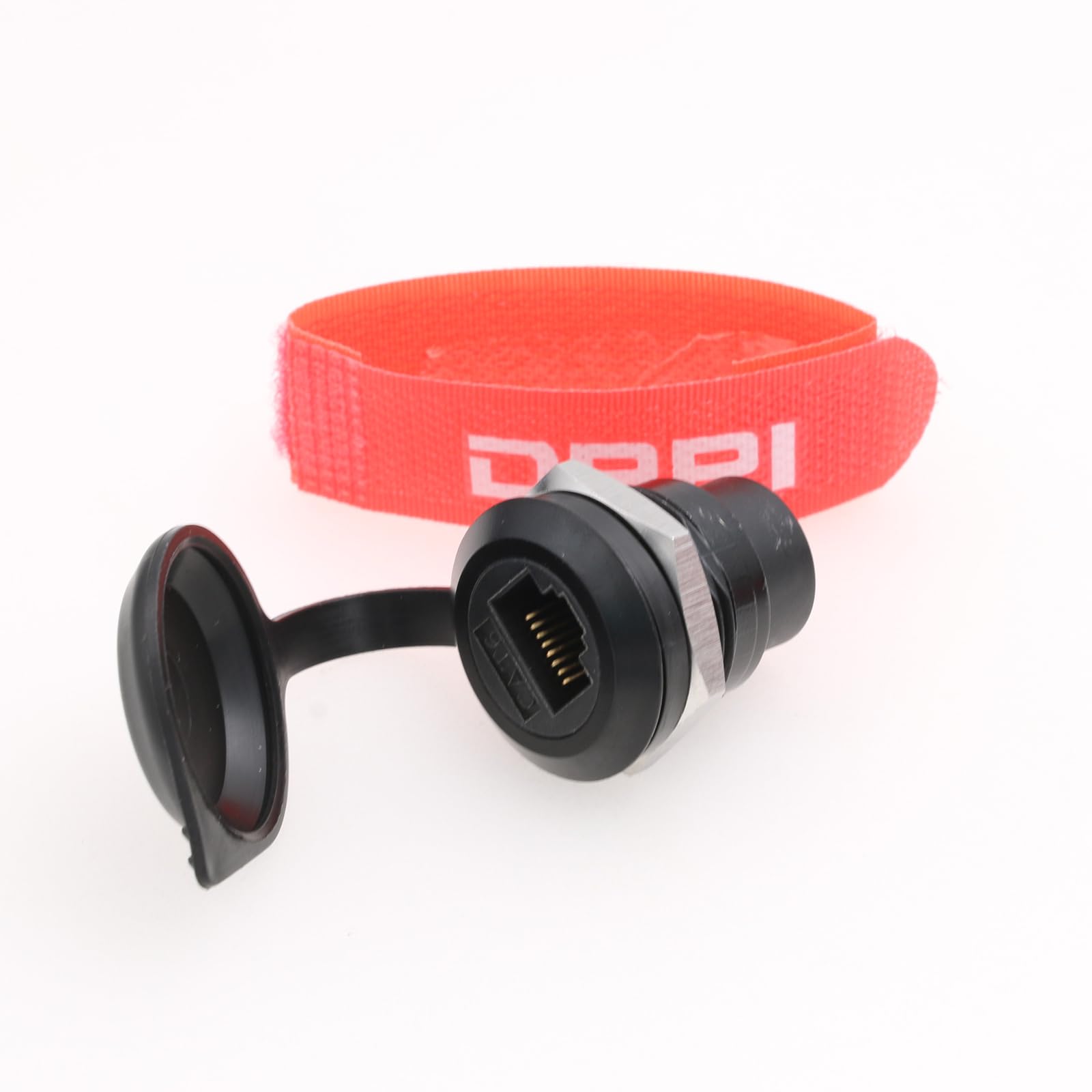 DRRI D-Type Cat6 Pass Through Panel Mount Connector for Industrial Home Network Applications — image 1