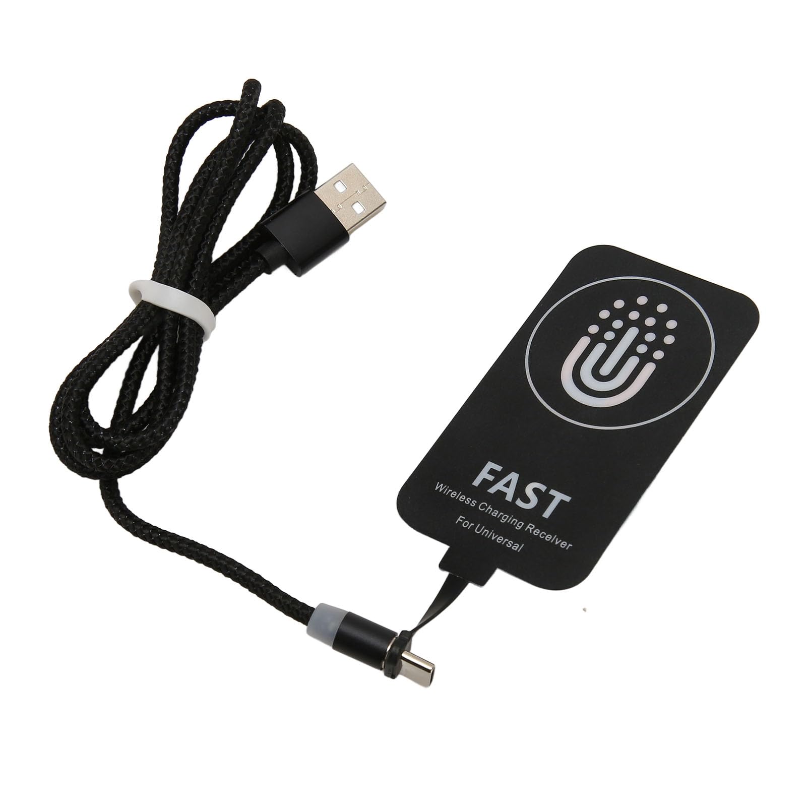 Type C Magnetic Suction Wireless Charging Receiver, Supports Wireless Charging and Magnetic Suction Charging,USB Wireless Receiver