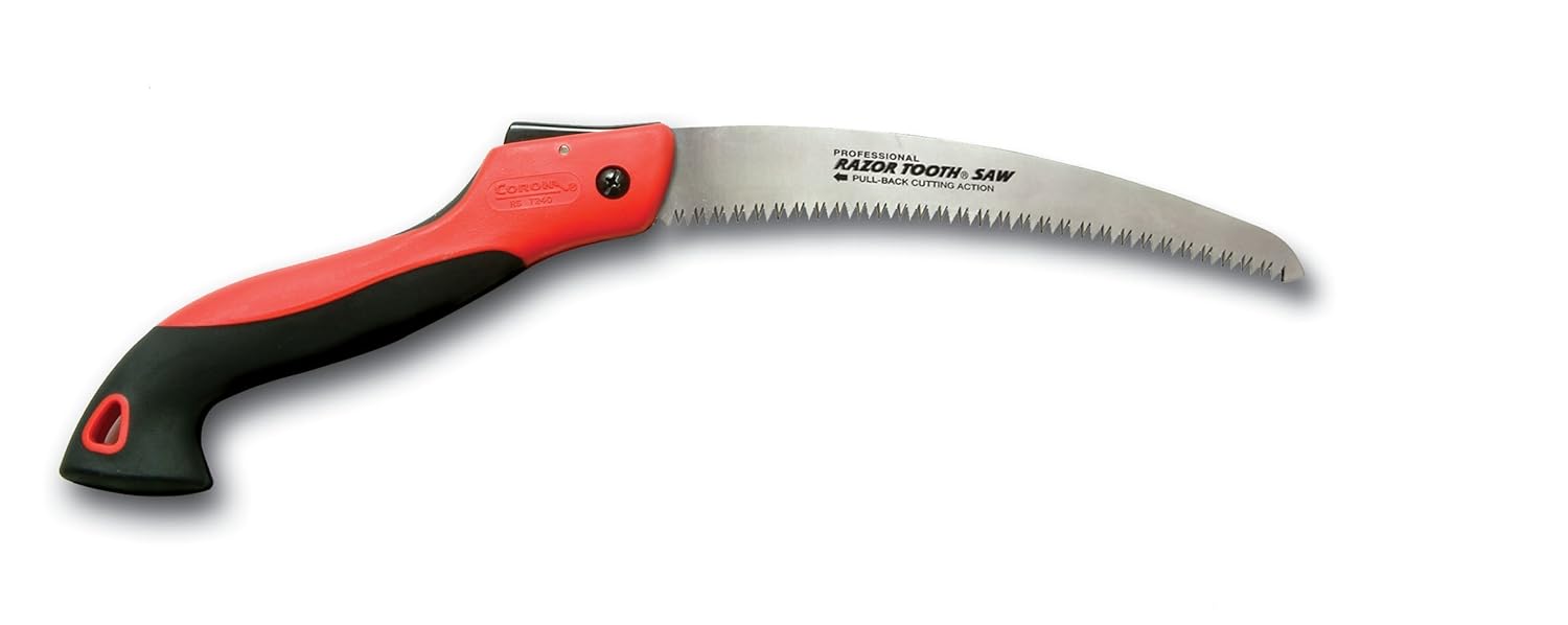 Corona RazorTOOTH Folding Pruning Saw, 10 Inch Curved Blade, RS 7265D